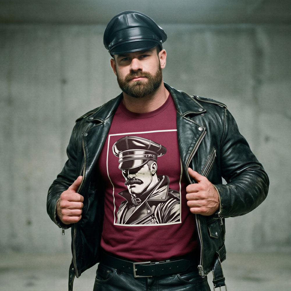 Leather-Inspired Pride Shirts — Kink, Bears & Queer Icons in Ink