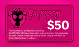 BackRoom Gear $50 Voucher
