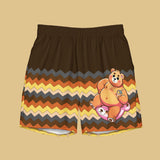 Chill Bear Pride Swim Trunks – Gay Bear Swim Shorts 2XS–6XL