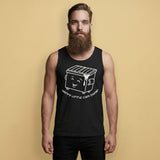 Happy Little Cum Dump Muscle Shirt - Gay Pride Graphic Tank Top for Men