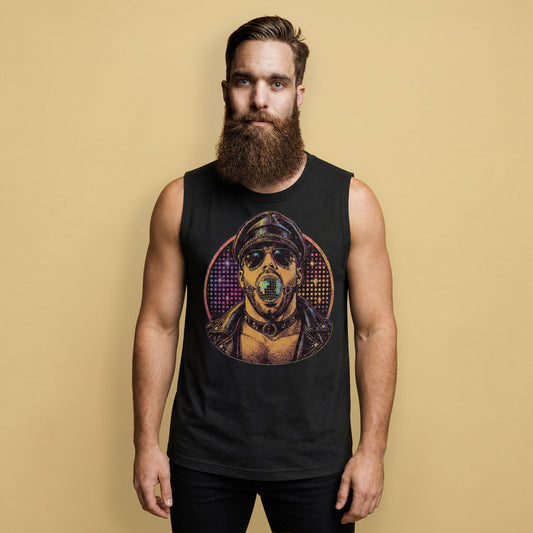 Disco Daddy Muscle Shirt | Gay Club & Leather Pride Shirt