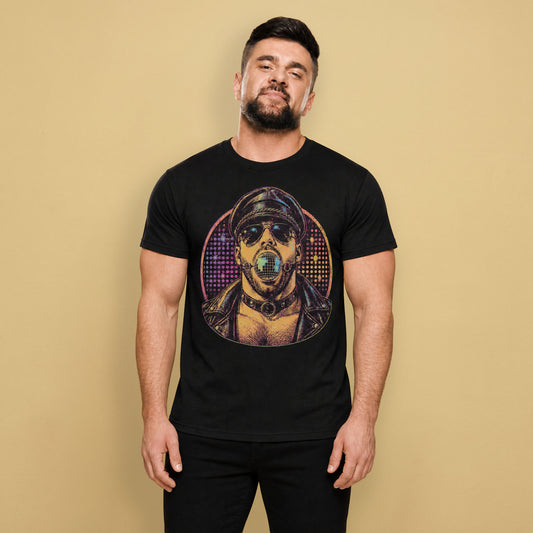 Disco Daddy T-Shirt | Gay Club & Leather Graphic T-Shirt