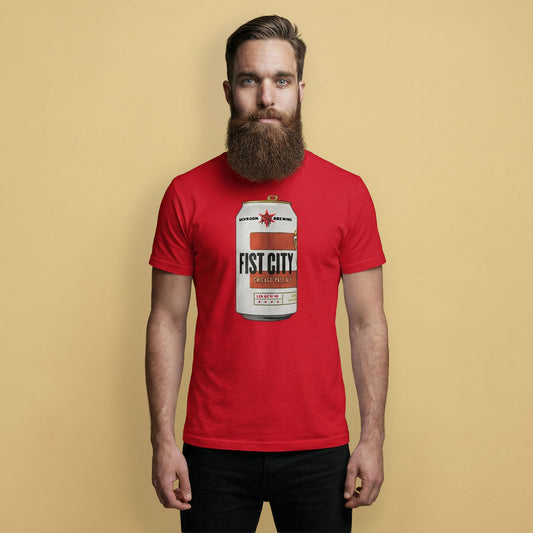 Fist City Ale T-Shirt - Funny Beer Parody Fisting Pride Shirt