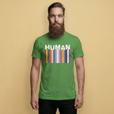 Human Rainbow Pride T-Shirt – LGBTQ+ Love Unity Tee
