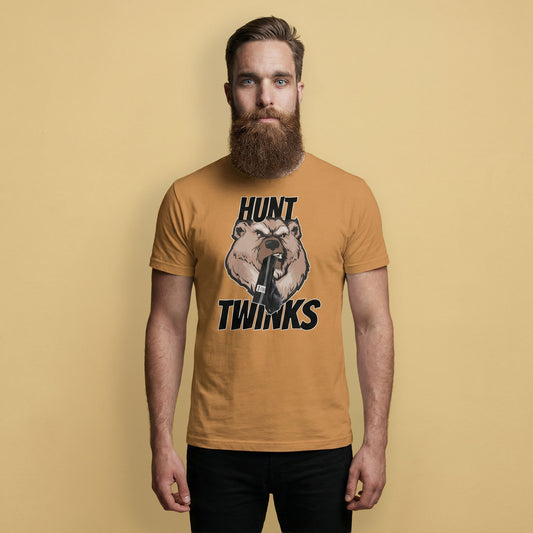 Hunt Twinks T-Shirt – Gay Bear Daddy Pride Tee