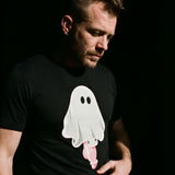 Well Hung Ghost Halloween Tee