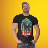 SLAY Kingdom Penguin Protest Tee – Anti-Tariff Political Humor T-Shirt