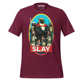 SLAY Kingdom Penguin Protest Tee – Anti-Tariff Political Humor T-Shirt