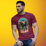 SLAY Kingdom Penguin Protest Tee – Anti-Tariff Political Humor T-Shirt