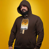 Popsicle Bear Pride Hoodie – Cozy LGBTQ+ Bear Community Apparel, Fun Ice Cream Design