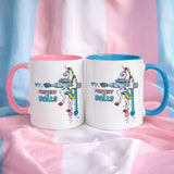 Protect the Dolls Mug – Trans Rights LGBTQ+ Pride Mug (Color Inside)