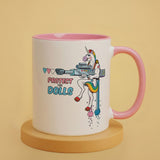 Protect the Dolls Mug – Trans Rights LGBTQ+ Pride Mug (Color Inside)