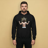 Ripped Saviour Gay Religious Hoodie – LGBTQ+ Pride