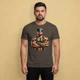 Sir Leather Alpha T-Shirt – Gay Dom Leather Daddy Tee