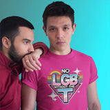 No LGB Without the T | Retro LGBTQ+ Pride T-Shirt | Transgender Support Tee