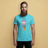 Trans Pride Ice Cream Shirt – Cute LGBTQ+ Pink & Blue Tee