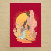 Vintage Brokeback Cowboy Poster – Western Gay Pride Print