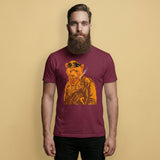 Vintage Leather Bear Pride T-Shirt – Retro Gay Bear Flag Tee