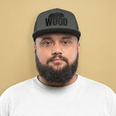 WOOD Bear Trucker Cap – Bear Energy, Embroidered Smut