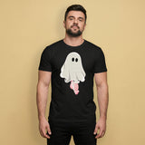 Well Hung Ghost Halloween Shirt Spooky Gay Ghost Tee