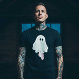 Well Hung Ghost Halloween Shirt Spooky Gay Ghost Tee
