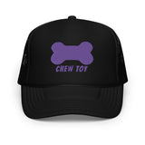 Chew Toy Pup Cap purple front - BackRoomGear - your LGBTQI Gay Kink Apparel Store