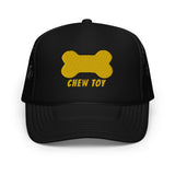 Chew Toy Pup Cap yellow front- BackRoomGear