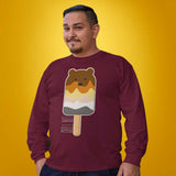 Popsicle Bear Long Sleeve Tee – Cozy Gay Bear Ice Cream Tee
