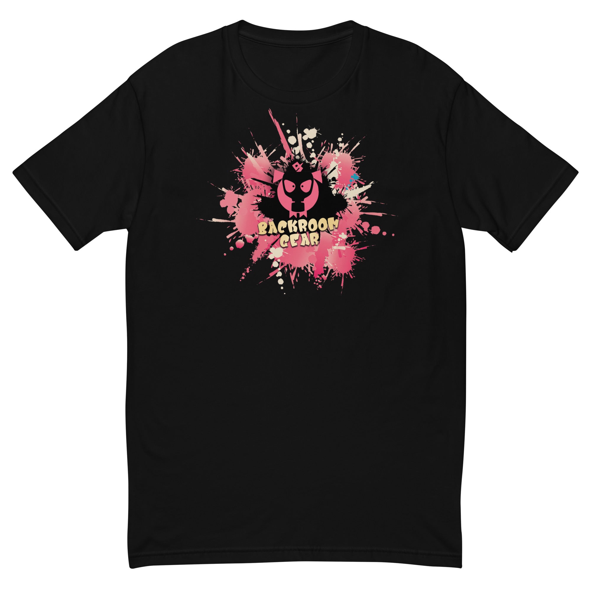 Backroom-Gear Logo Black T-Shirt-Flat-Backroom-Gear - your LGBTQI Gay Kink Apparel Store