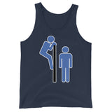 Gay Cruisin' Tank Top Navy Flat - BackRoomGear - your LGBTQI Gay Kink Apparel Store - take me to the cottage