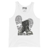 BOOTS Tank Top - Dom Sub Leather Fetish Shirt