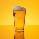 NOT PISS pint glass - watersports kink pride LGBTQ+ glass by BackRoomGear