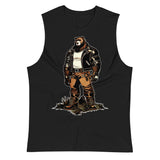 Leather Daddy Bear Muscle Tank | Gay Pride Bear Community Tank Top