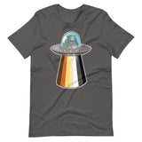 UFO Bear Asphalt T-Shirt Flat - BackRoomGear - your LGBTQI Gay Kink Apparel Store