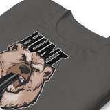 Folded Asphalt grey Hunt Twinks t-shirt - gay bear daddy pride tee by BackRoom Gear