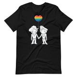 Romeo & Julian Black T-Shirt Flat - BackRoomGear - your LGBTQI Gay Kink Apparel Store