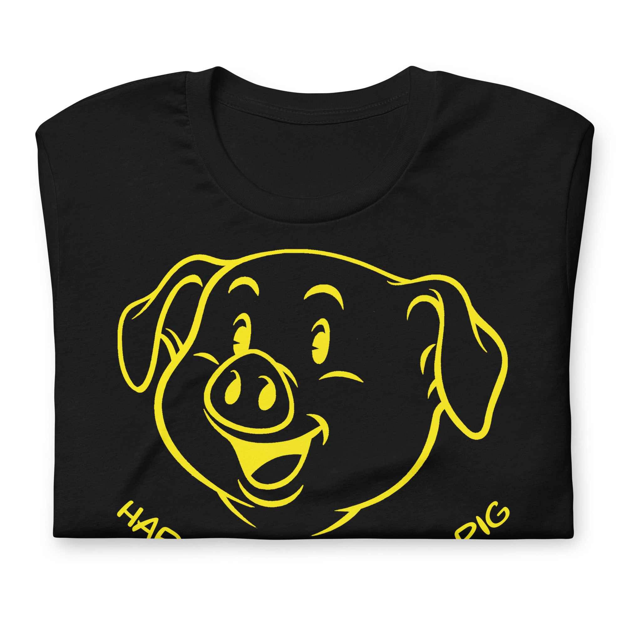 Black Happy Little Piss Pig t-shirt - watersports kink pride LGBTQ+ tee by BackRoomGear