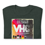 Video Head Cleaner Heather Forest T-Shirt folded - BackRoomGear - your LGBT Gay Kink Apparel Store