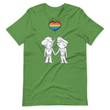 Leaf Green Leather Lovers Pride t-shirt - BDSM gay leather flag tee by BackRoomGear -LGBTQ+ pride t-shirts US UK – Made-to-order LGBTQ clothing