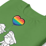 Leaf Green Leather Lovers Pride t-shirt - BDSM gay leather flag tee by BackRoomGear -LGBTQ+ pride t-shirts US UK – Made-to-order LGBTQ clothing
