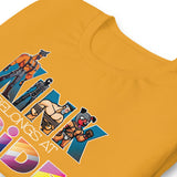 Kink-Pride-Mustard Zoomed Shirt - backroom gear - Kink Belongs at Pride T-Shirt – Bold LGBTQ+ Kink Pride Tee – Gay pride shirts collection – LGBTQ+ pride t-shirts US UK – Made-to-order gay apparel