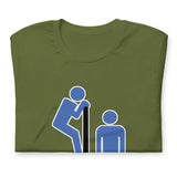 Gay Cruisin' T-Shirt Olive Folded - BackRoom Gear - your LGBTQI Gay Kink Apparel Store