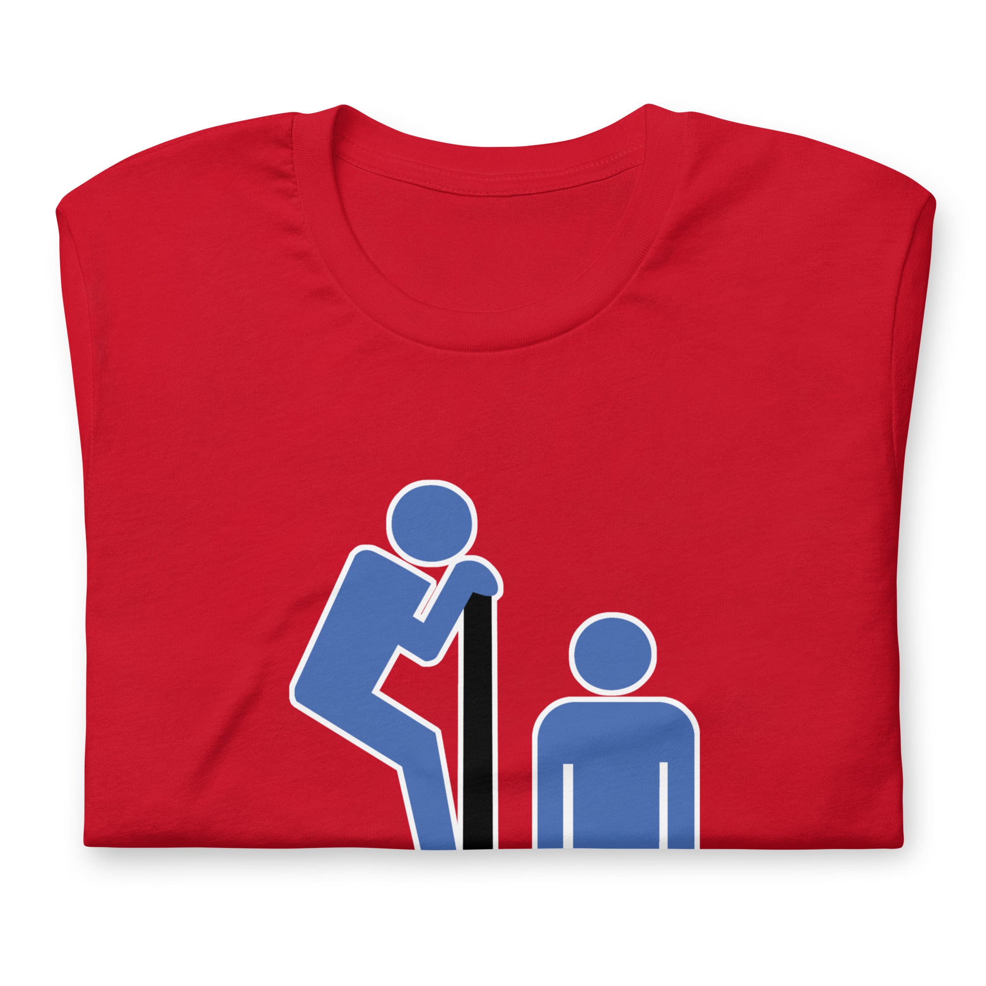 Gay Cruisin' T-Shirt Red Folded - BackRoom Gear - your LGBTQI Gay Kink Apparel Store