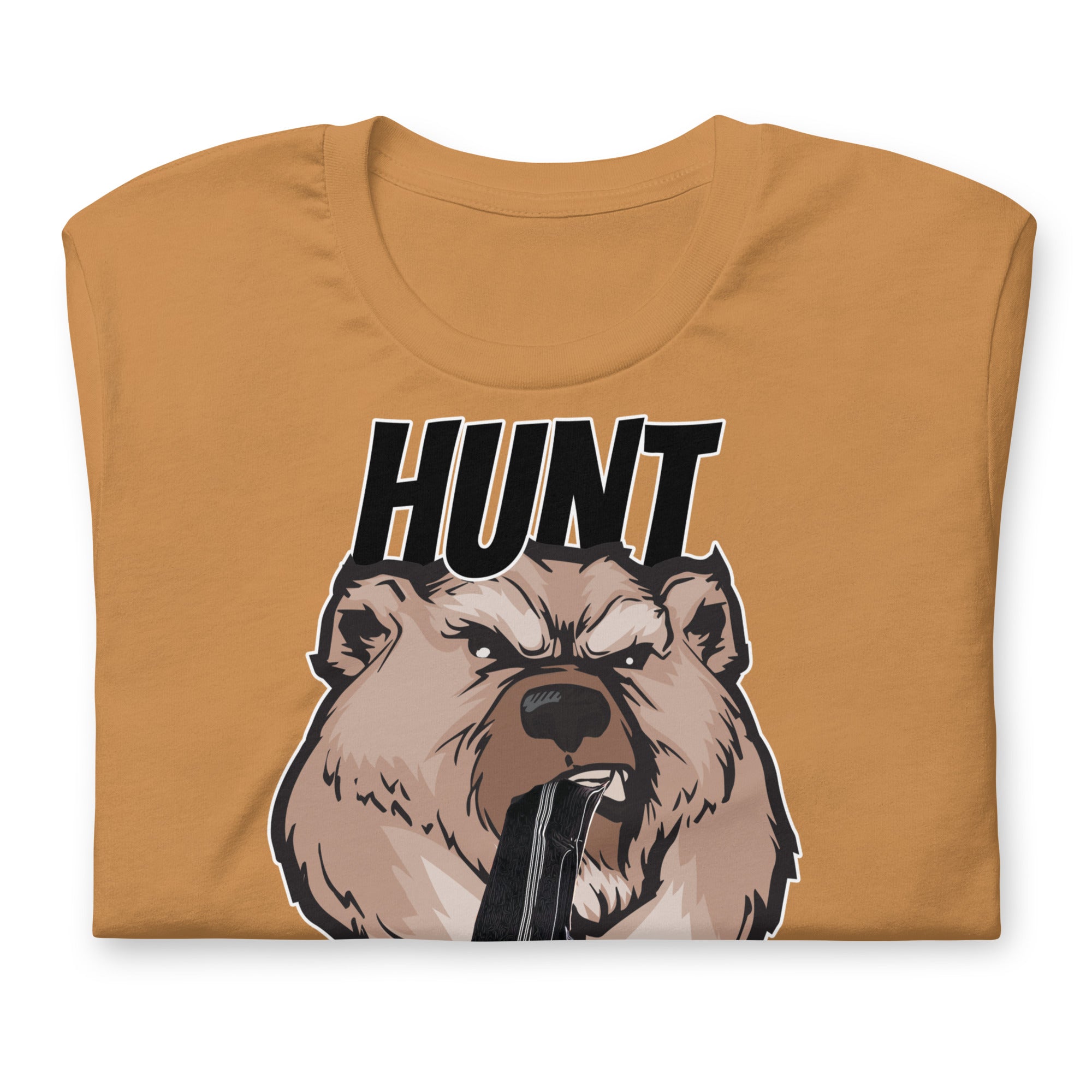 Gay bear t-shirt Hunt Twinks bear daddy design in toast