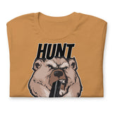Gay bear t-shirt Hunt Twinks bear daddy design in toast