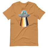 UFO Bear T-Shirt – Gay Leather Pride Tee for Bears