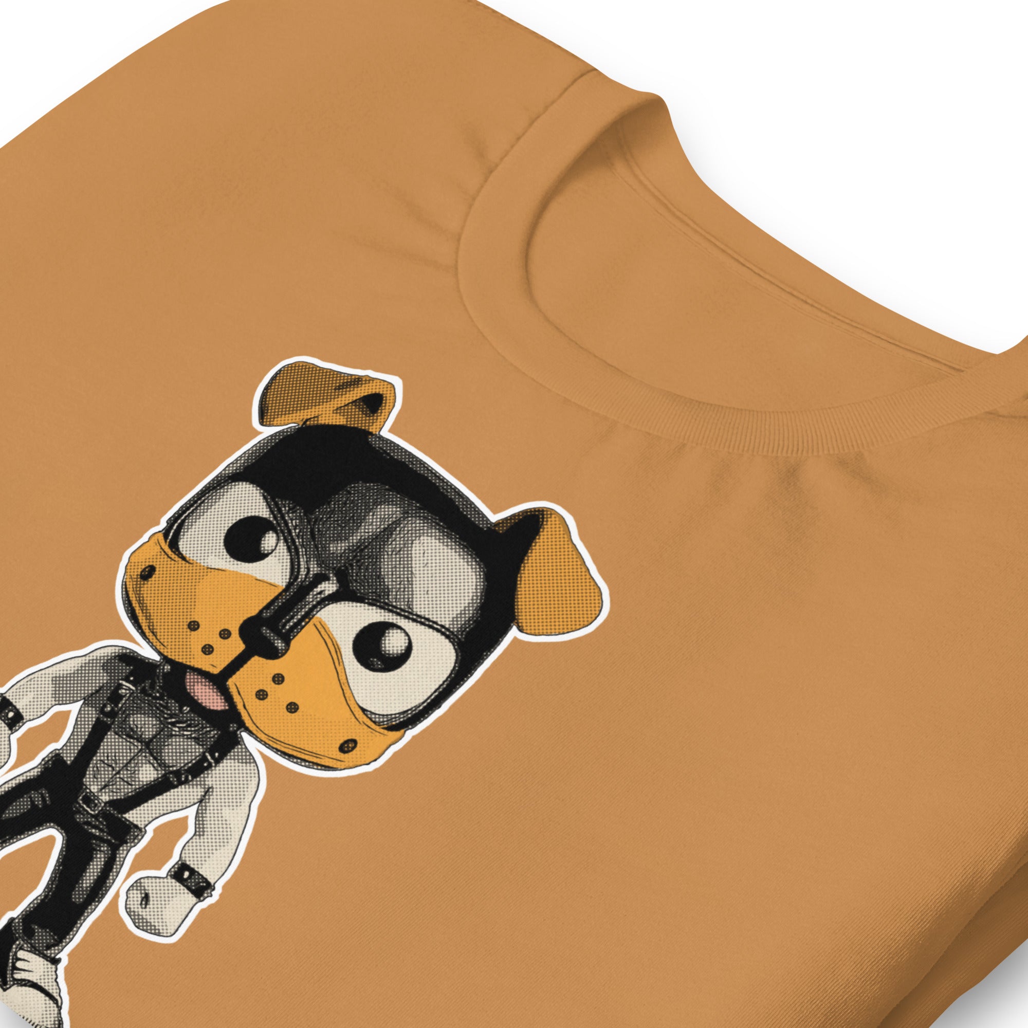 Folded Toast brown T-Shirt – Gay Puppy Play LGBTQ+ Tee – Gay pride shirts collection – LGBTQ+ pride t-shirts US UK – Made-to-order gay apparel