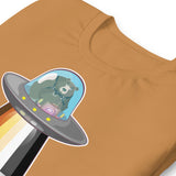 UFO Bear T-Shirt – Gay Leather Pride Tee for Bears