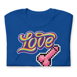 Love Dick Shirt-True Royal folded-backroomgear - your LGBTQI Gay Kink Apparel Store