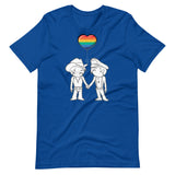 True Royal Blue Leather Lovers Pride t-shirt - BDSM gay leather flag tee by BackRoomGear -LGBTQ+ pride t-shirts US UK – Made-to-order LGBTQ clothing